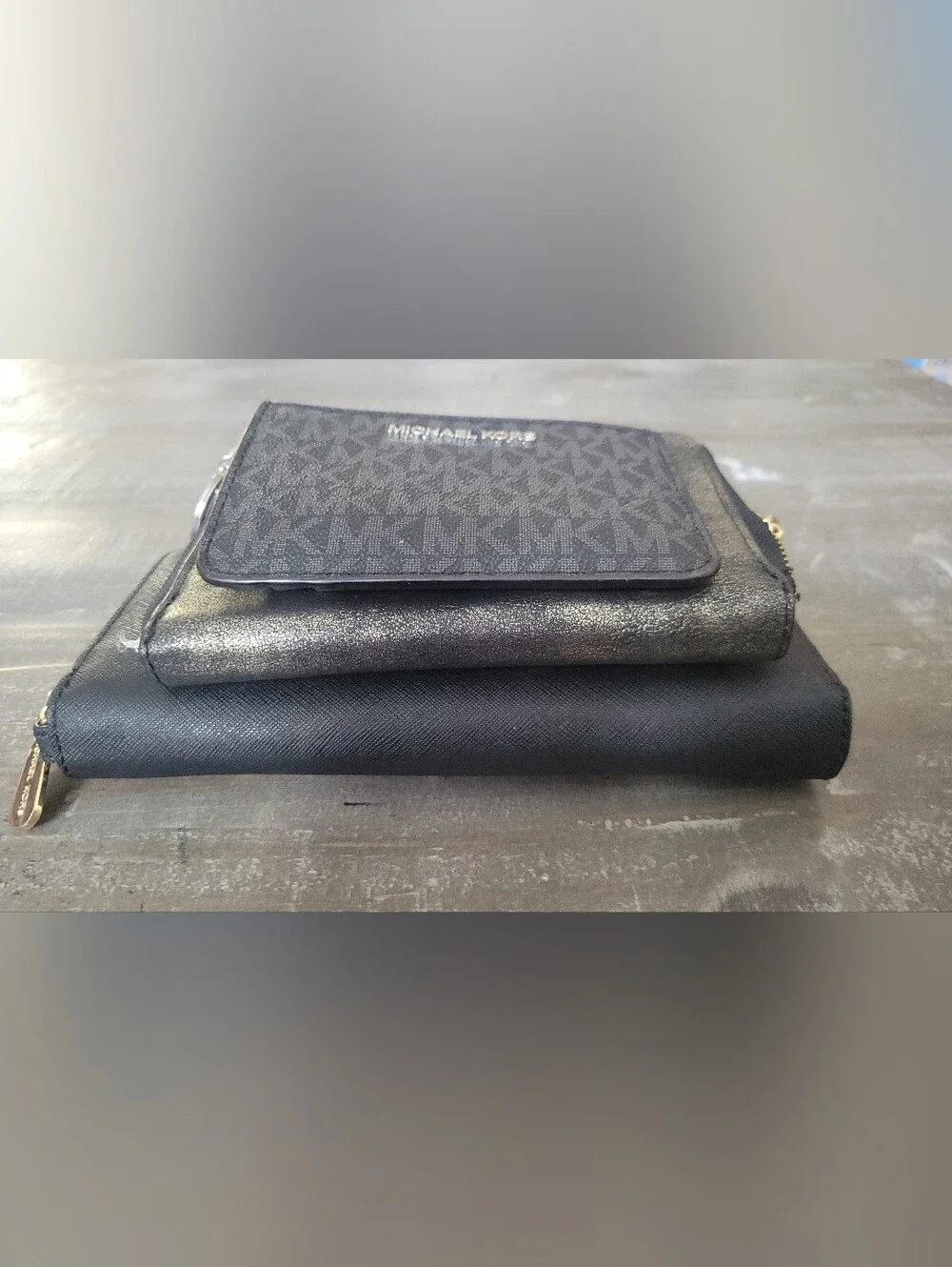 Bundle Of Three Designer Wallets ( 2 Michael Kors And 1 Juicy Couture)